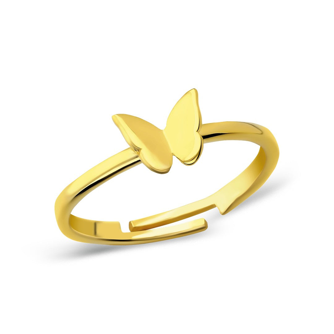 Minimal Kelebek Yüzük - 925 GÜMÜŞ
