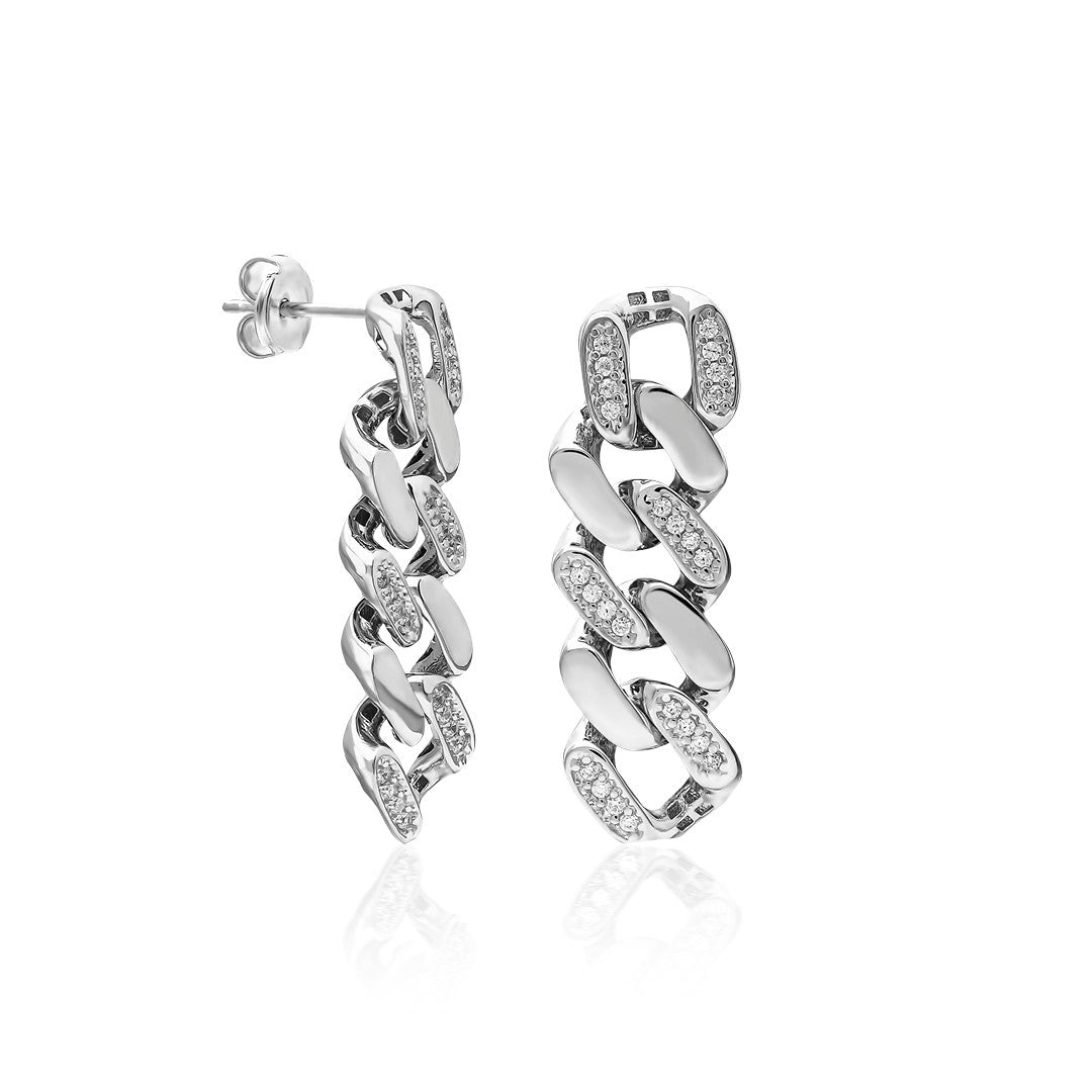 Zirkon Taşlı Gurme Küpe - 925 GÜMÜŞ