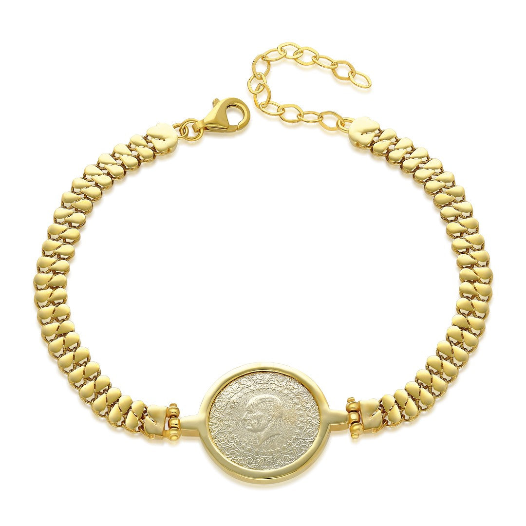 Su Damlası Zincir Bileklik - 925 GÜMÜŞ