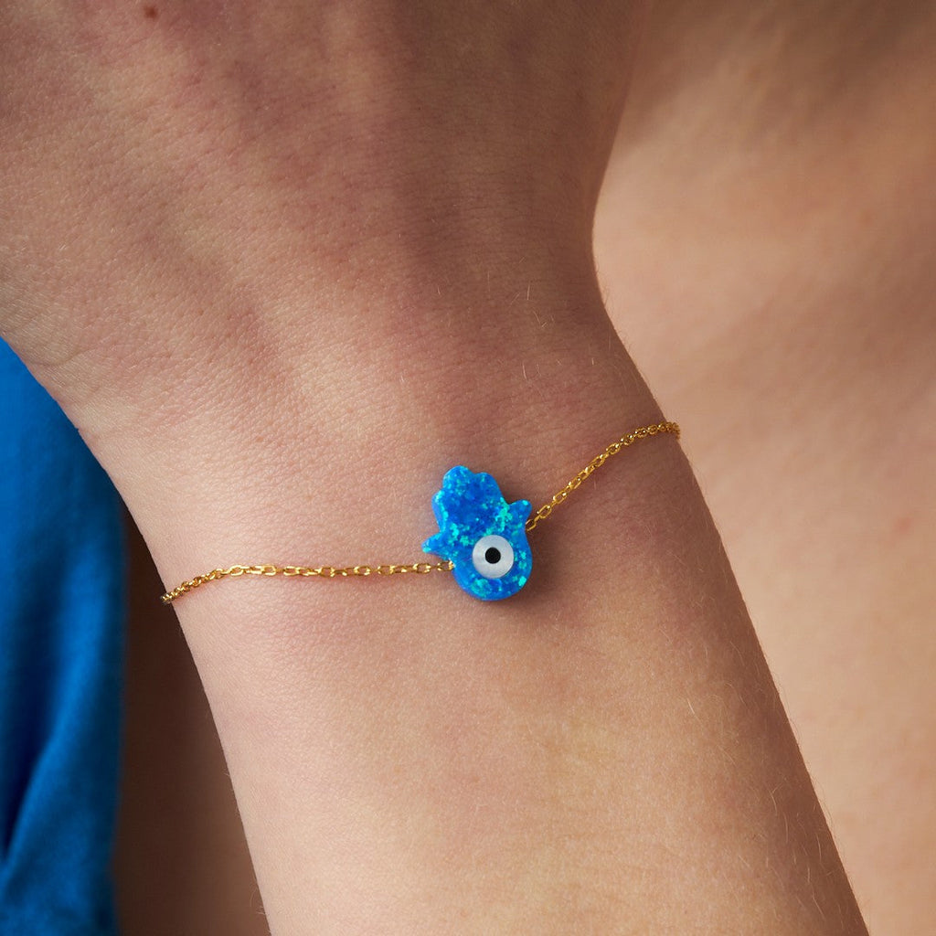 Orjinal Opal Fatma Anne Bilekliği - 925 GÜMÜŞ