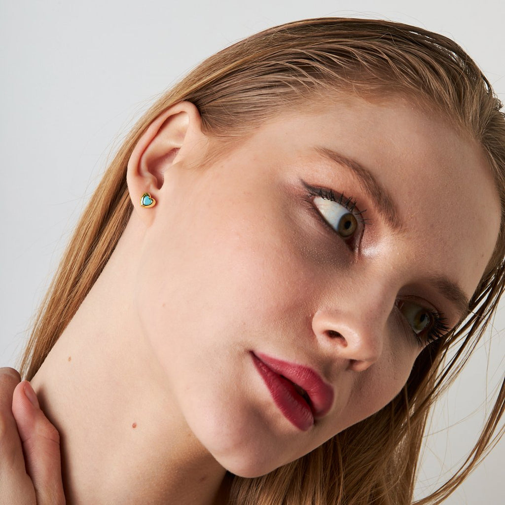 Renkli Kalp Delici - 925 GÜMÜŞ