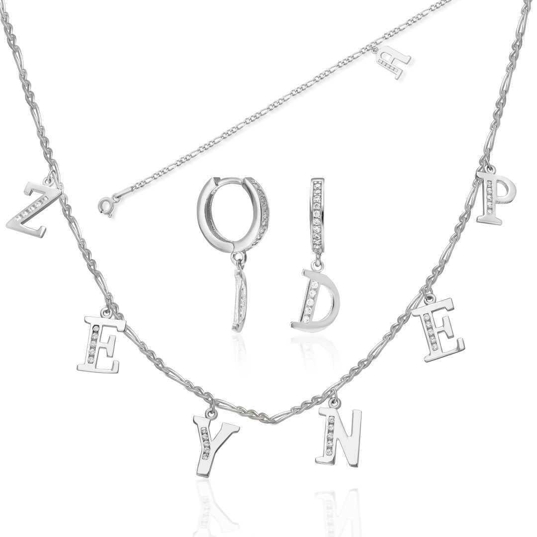 İsimli Şık Set - 925 GÜMÜŞ