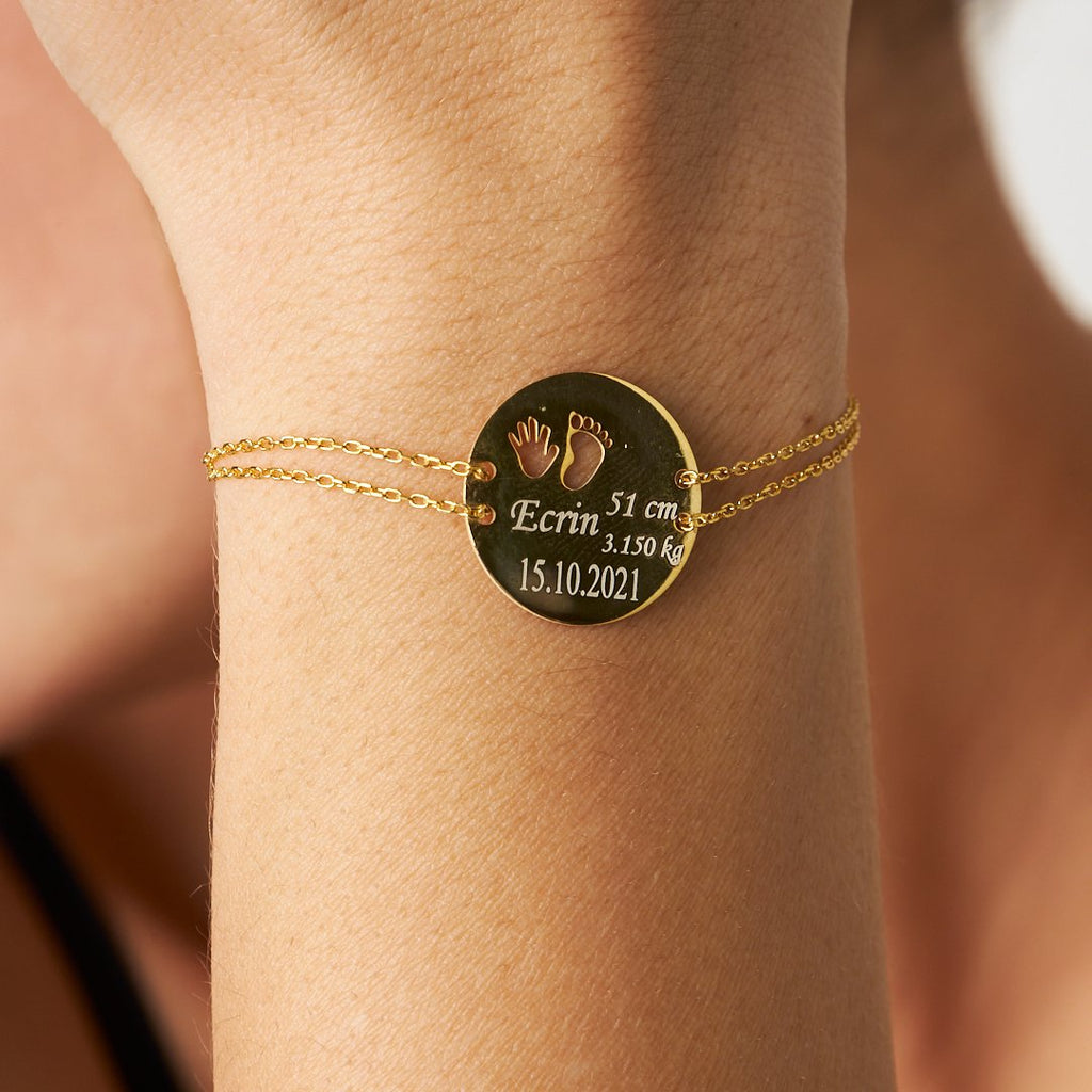 Yenidoğan Bebek El Ayak Bilekliği - 925 GÜMÜŞ