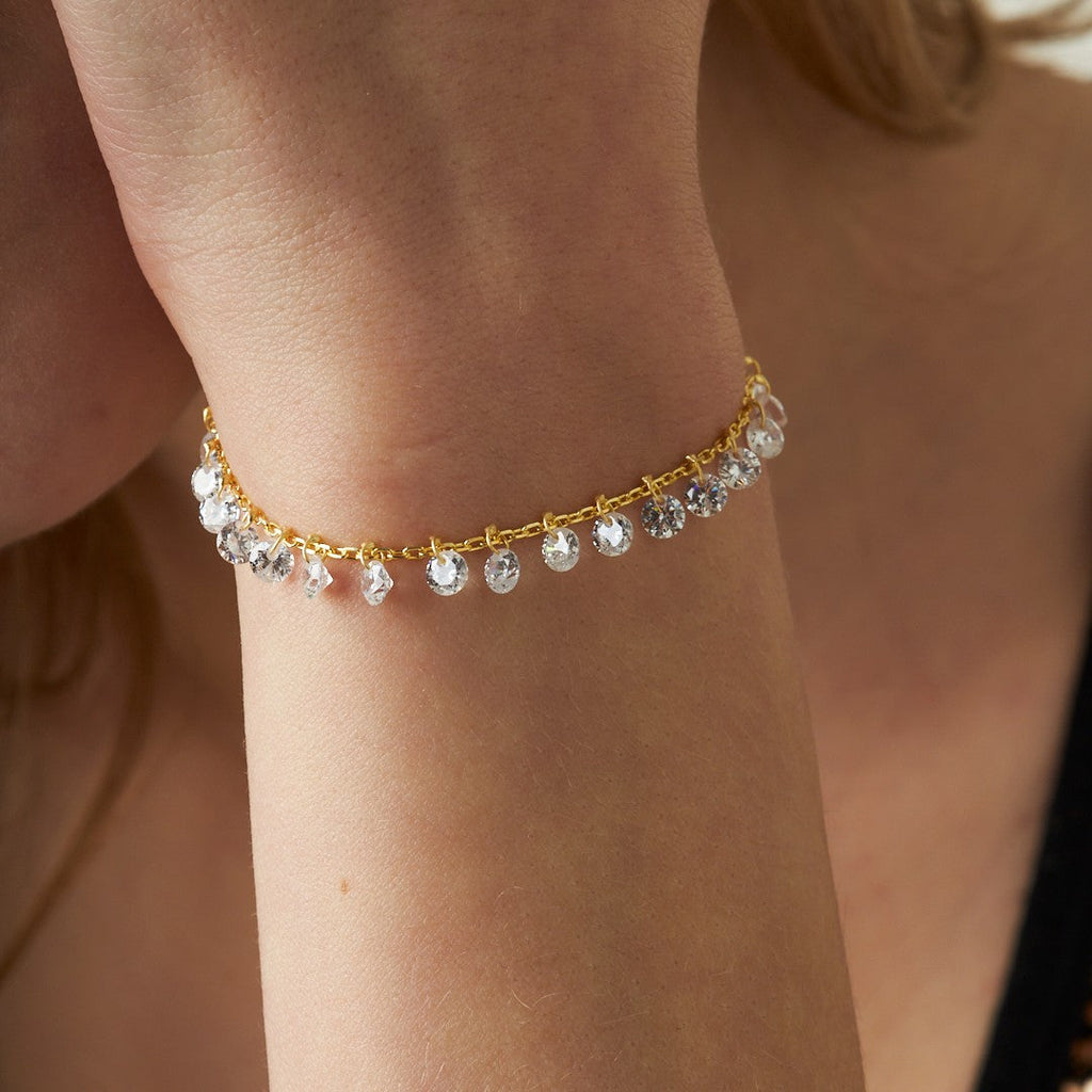 Pırlanta Bilezik - 925 GÜMÜŞ