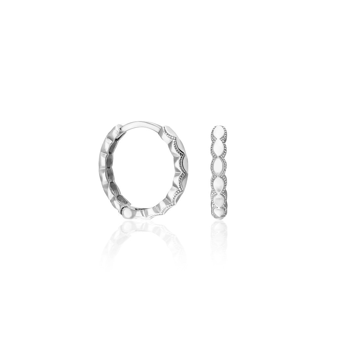 Oval Model Trend Küpe - 925 GÜMÜŞ