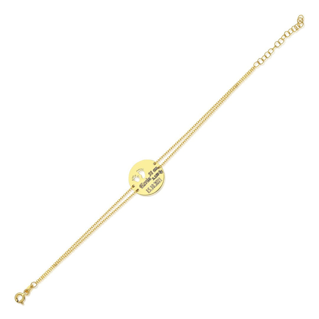 Yenidoğan Bebek El Ayak Bilekliği - 925 GÜMÜŞ