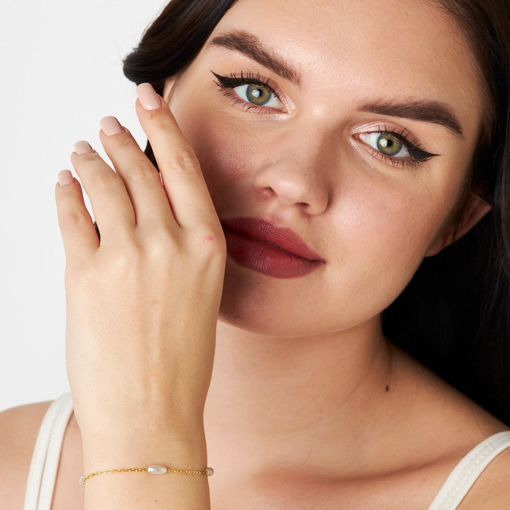 Uzun İnci Bilezik - 925 GÜMÜŞ