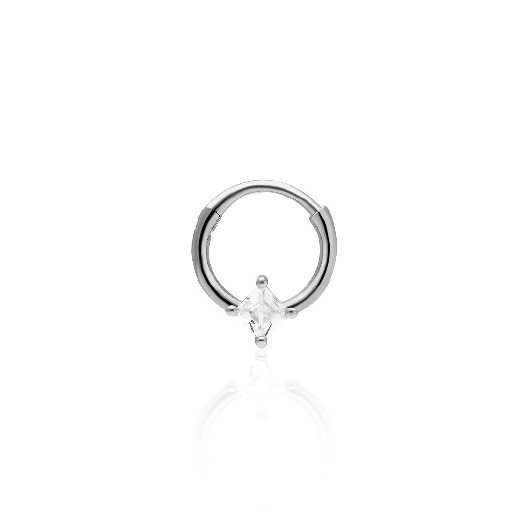 Tektaş Daire Piercing - 925 GÜMÜŞ