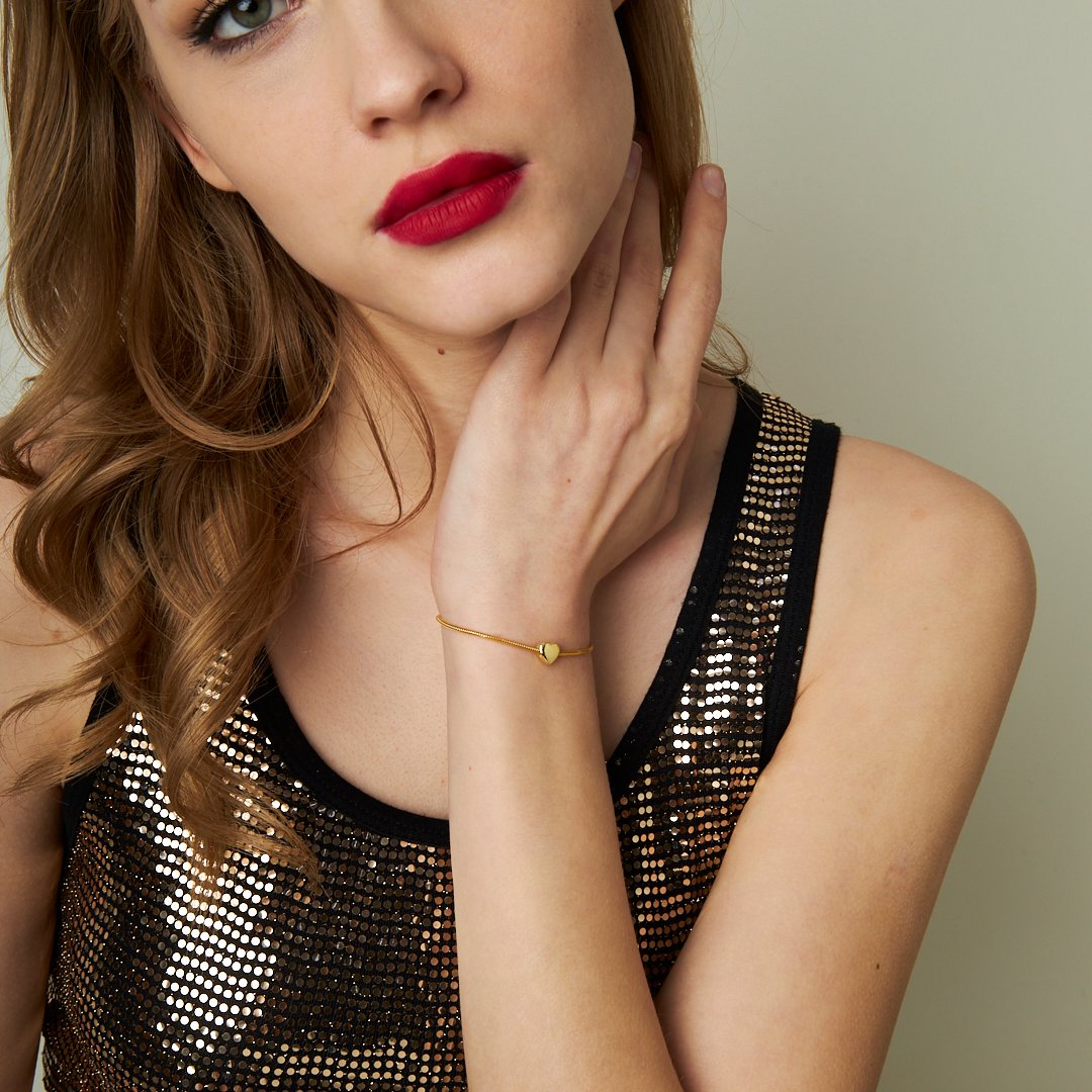 Tondo Kalpli Zincir Bileklik - 925 GÜMÜŞ