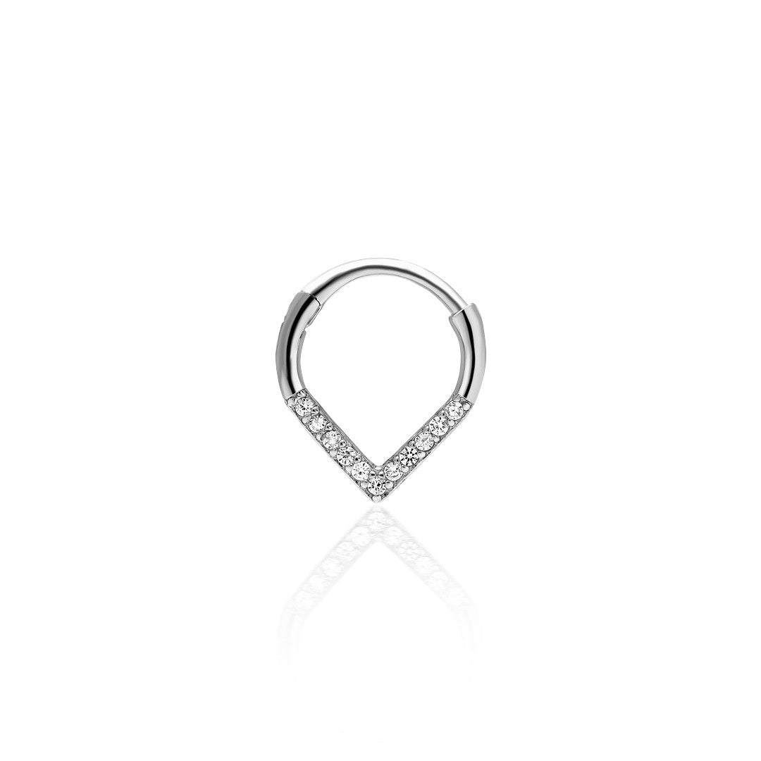 Gözyaşı Model Piercing - 925 GÜMÜŞ