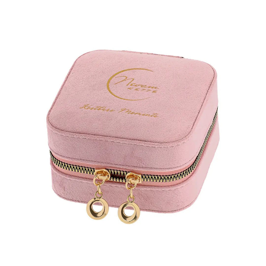 Pembe Seyahat Mücevher Kutusu - 925 GÜMÜŞ