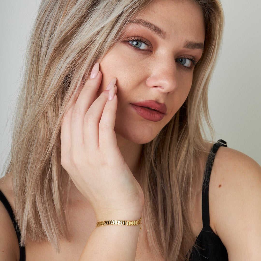 Tekne Zinciri Bilezik - 925 GÜMÜŞ