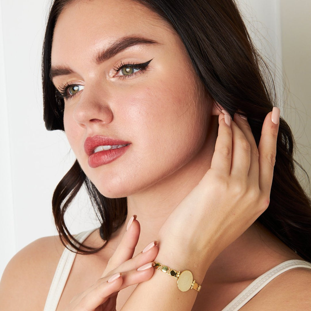 Oval Zincir Bileklik - 925 GÜMÜŞ