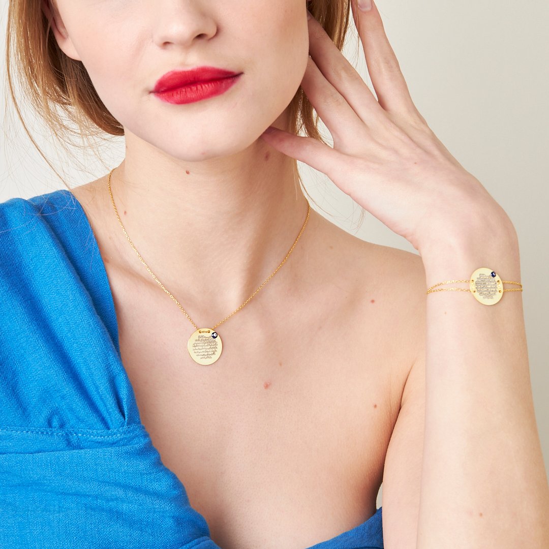 Nazarlı Dua Set - 925 GÜMÜŞ