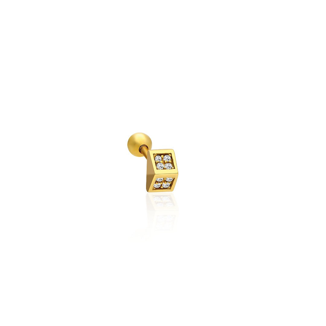 Zar Modeli Piercing - 925 GÜMÜŞ