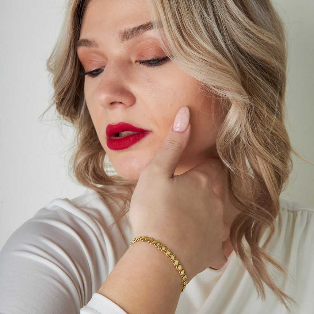 Payet Zincir Bileklik - 925 GÜMÜŞ