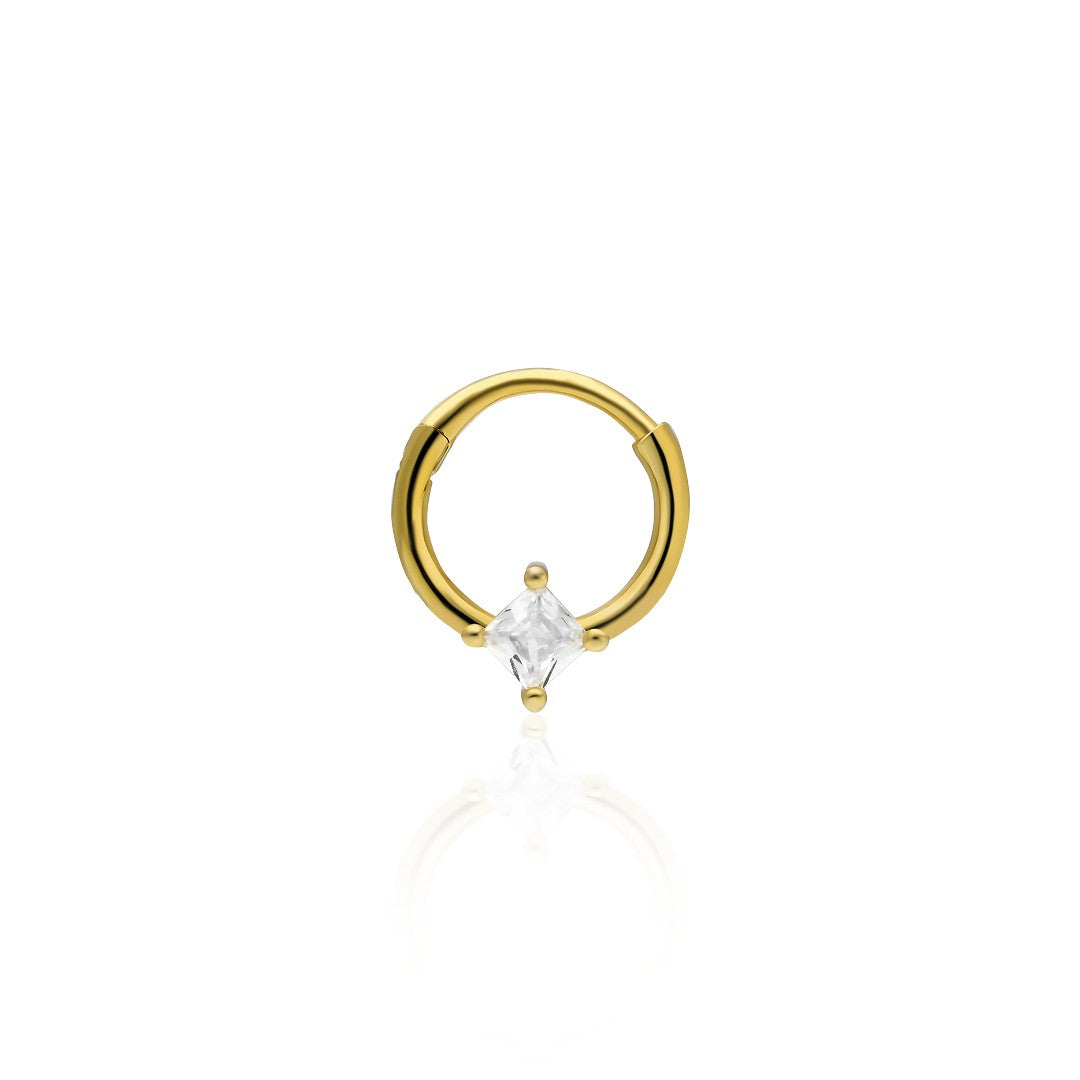 Tektaş Daire Piercing - 925 GÜMÜŞ
