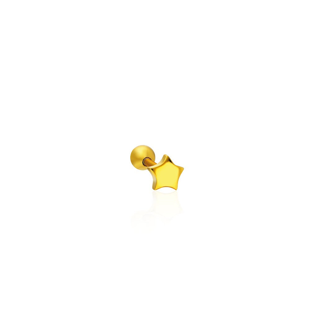 Sade Yıldız Piercing - 925 GÜMÜŞ