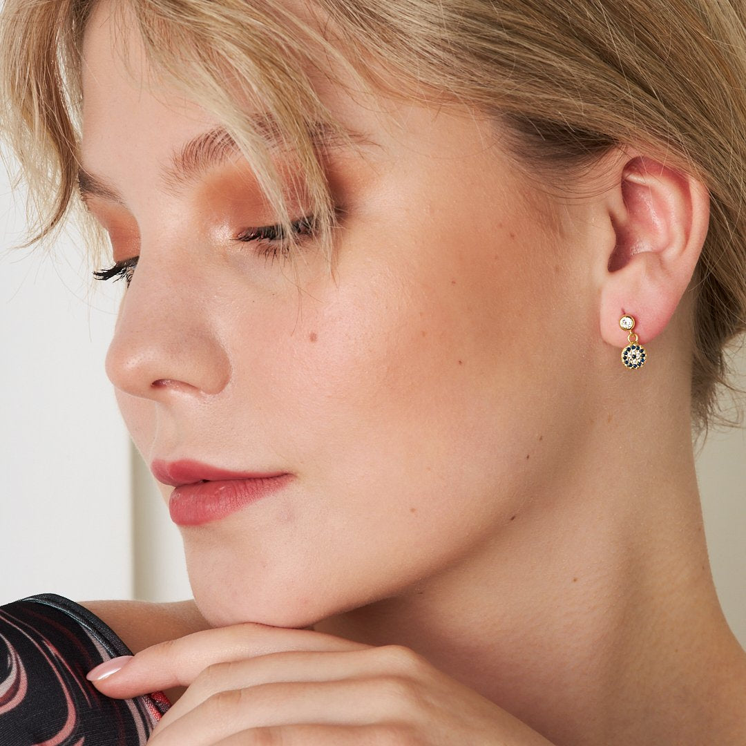 Nazar Küpesi - 925 GÜMÜŞ