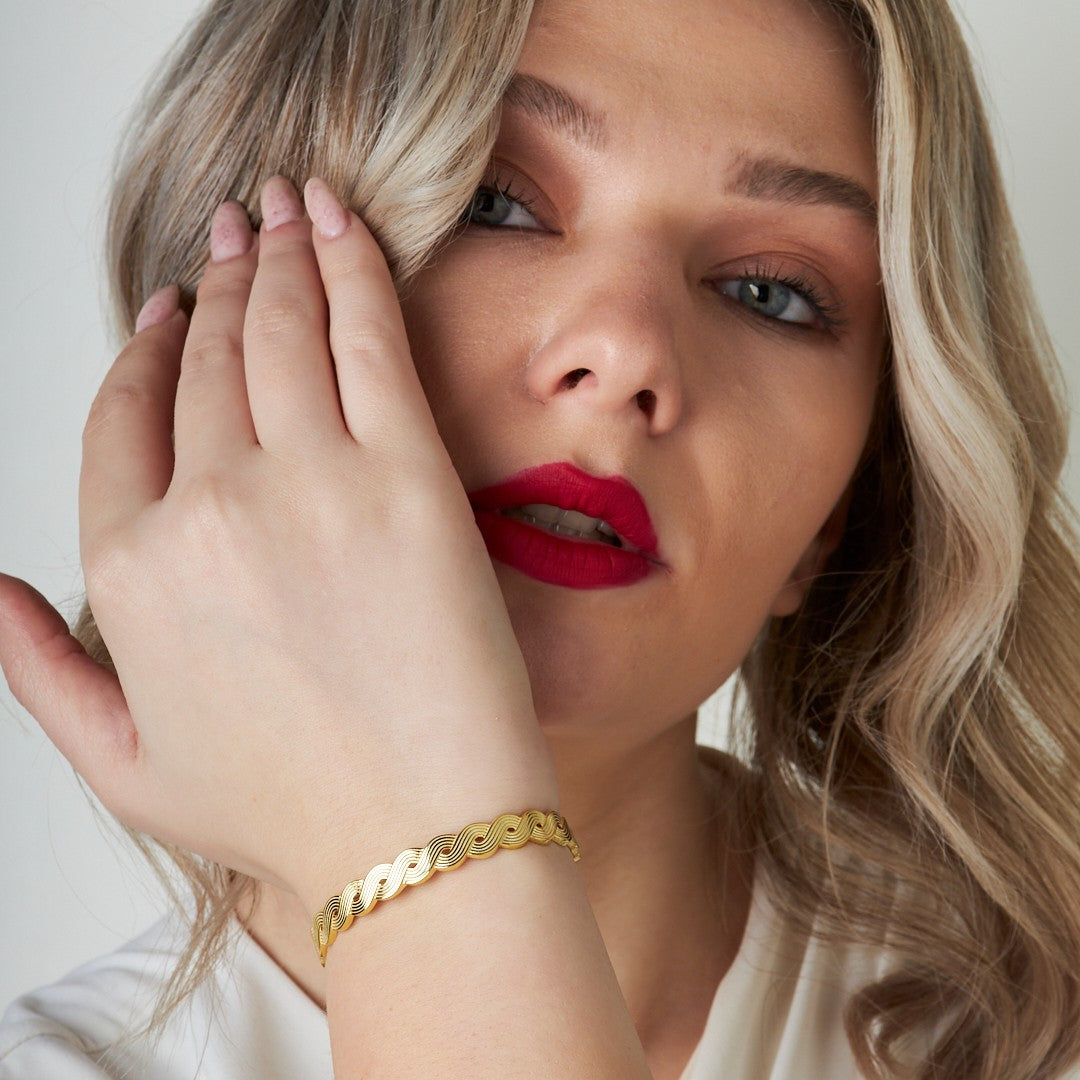 Örgü Bileklik - 925 GÜMÜŞ