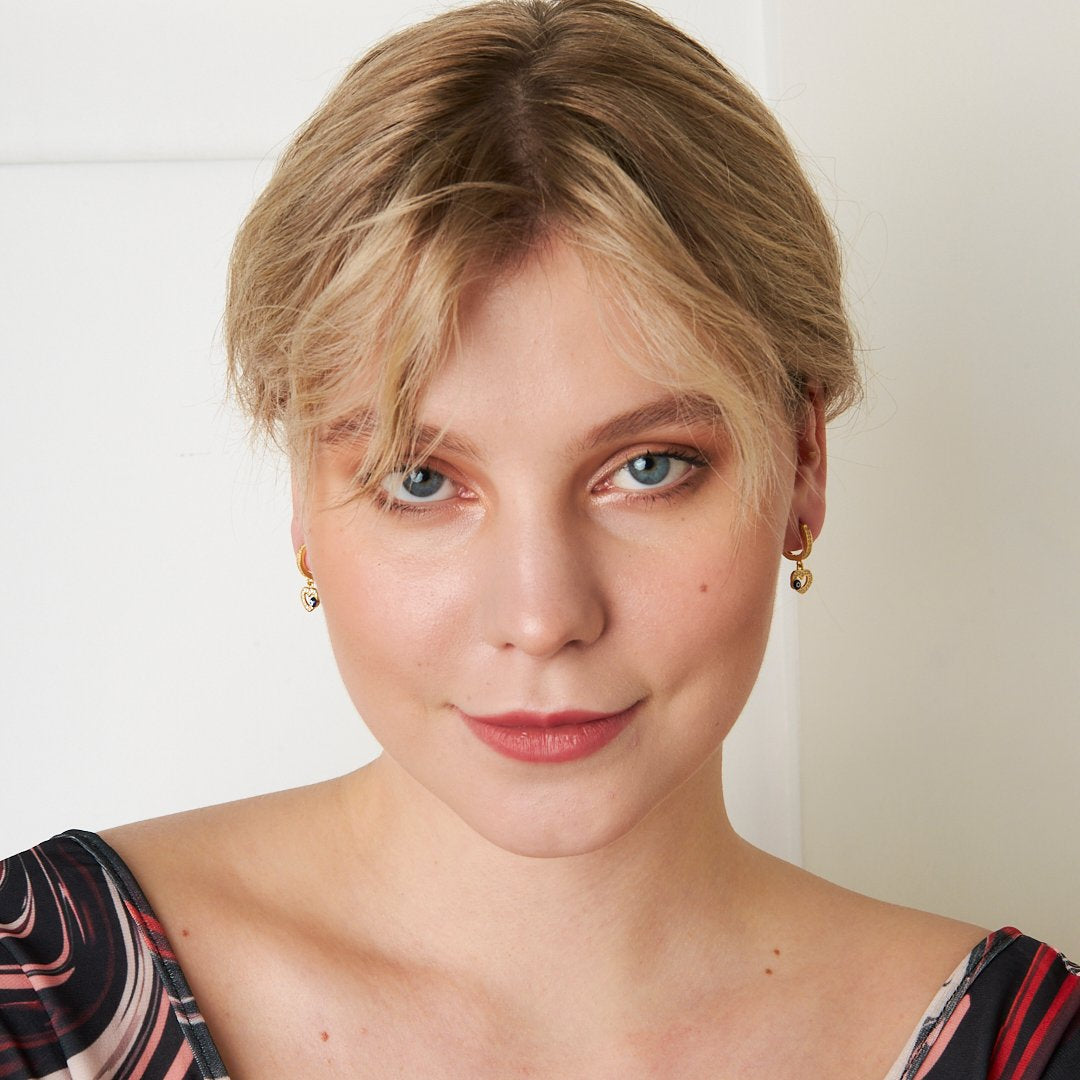 Nazar Kalpli Küpe - 925 GÜMÜŞ