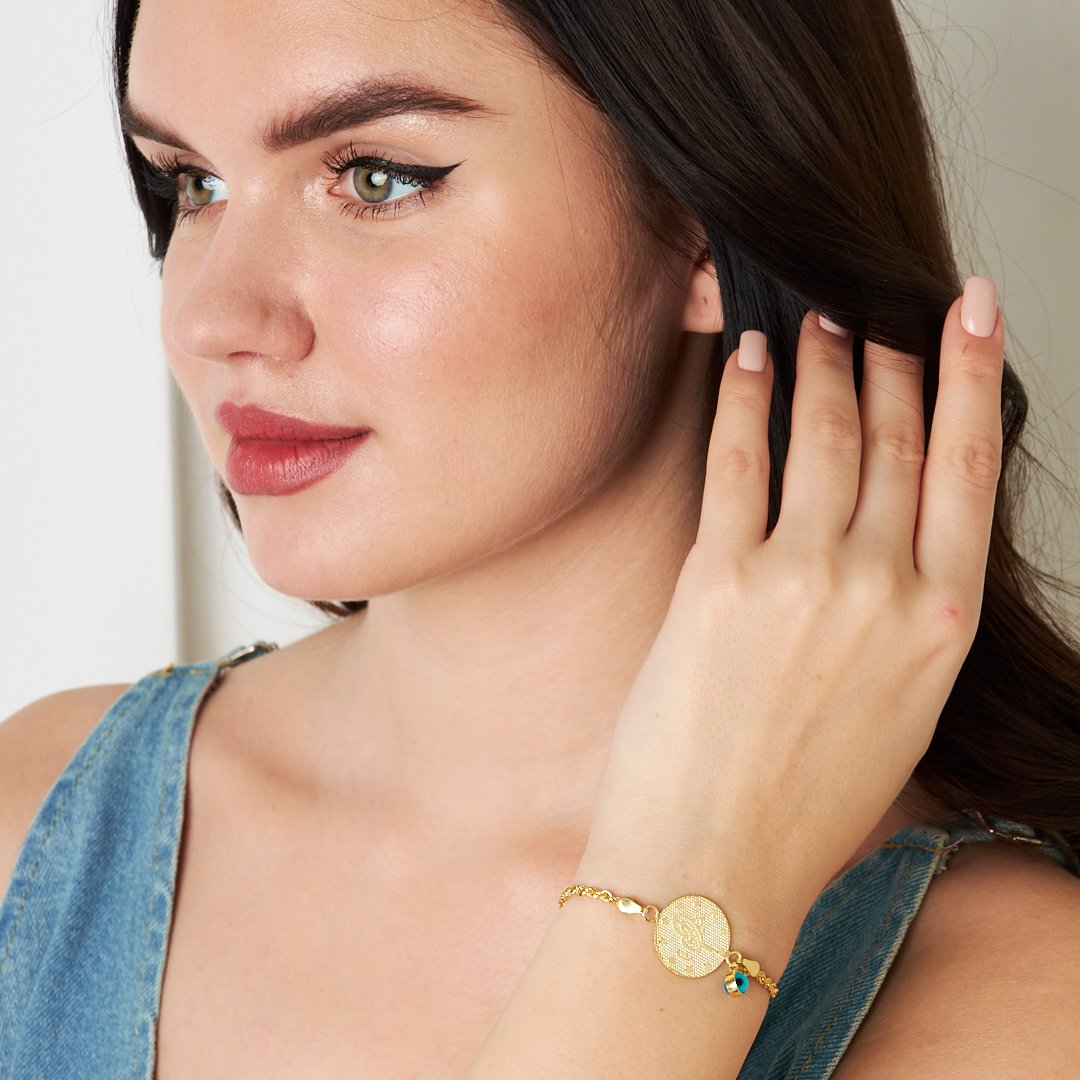 Nazar Reşat Bilekliği - 925 GÜMÜŞ