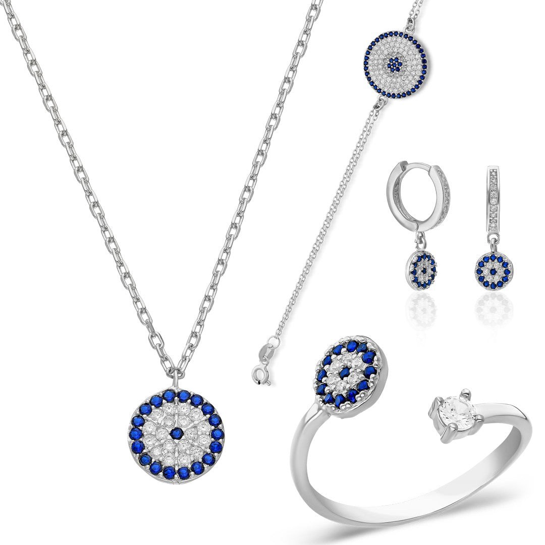 Nazar Taşı Seti - 925 GÜMÜŞ