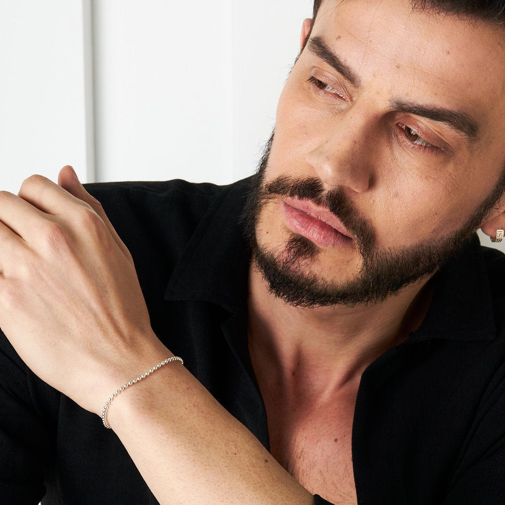 Top Zincir Bileklik - 925 GÜMÜŞ