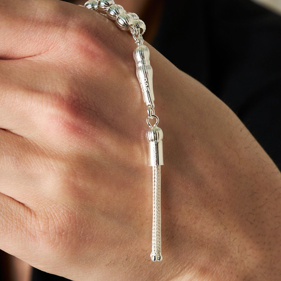 Püskül tespih - 925 GÜMÜŞ