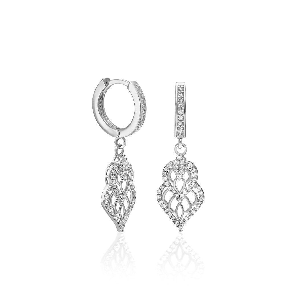Taşlı Fantazi Küpe - 925 GÜMÜŞ